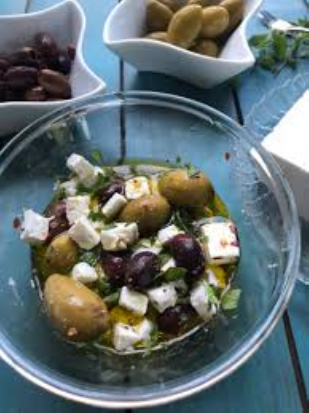 BLACK OLIVE WITH FETA CHEESE